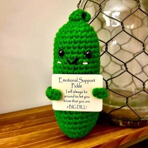 New-Emotional Support Pickle; positive pickle
